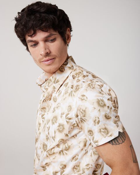 Regular Short Sleeve Floral Shirt 